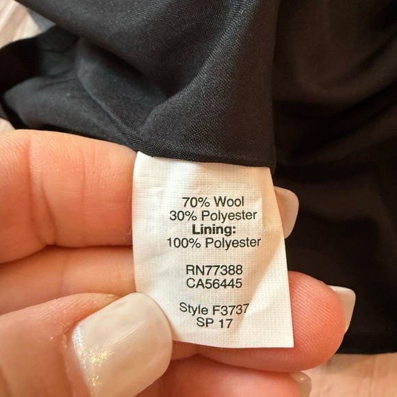 J CREW Women Petites Size 4 Gray Crew Neck Wool Sleeveless Sheath Dress - Picture 5 of 6